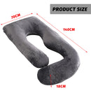 Advwin 55" J Shaped Pregnant Pillow Full Body Support