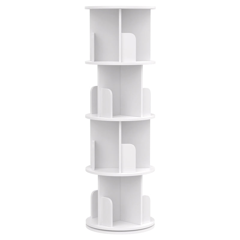Advwin 4-Tier Rotating 360° Bookshelf Organizer