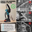 Advwin 4"+6" Electric Cordless ChainSaw