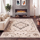 Advwin Vintage Thick Carpet Non-Slip Washable Rug Beige (Pre-Order)