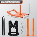 Advwin Weight Sled with Dual Posts for Strength Training