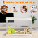 Advwin Foldable Transparent Hamster & Guinea Pig Cage