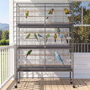 Advwin Large 3-Tier Stackable & Divided Bird Cage Aviary
