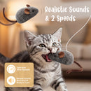 Advwin Interactive Cat Toy Automatic Feather Teaser