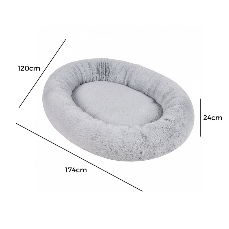 Advwin Human Dog Bed 174x120x24 cm with Storage Pocket