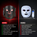 Advwin Wireless Red Light Therapy LED Face Mask w/ 4 Modes
