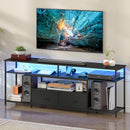 Advwin 160cm TV unit Cabinet with RGB LED Light and Drawers