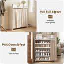 Advwin Shoe Storage Cabinet with Cover 5-Tier