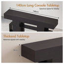 Advwin 140cm Entryway Console Table with 2 Drawers