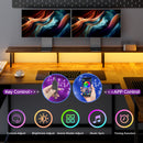 Advwin 150cm L Shaped Computer Desk w/ LED Lights