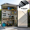 Advwin Garden Shed Galvanised Steel Storage Shed