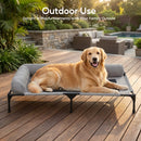 Advwin Outdoor Elevated Dog Bed with Breathable Mesh