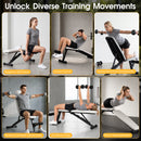 Advwin Weight Bench w/ 300KG Capacity & 9-Level Backrest