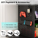 Advwin 80cm LED Gaming Desk with Wheels & Power