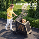 Advwin Heavy Duty Foldable Large Dog Stroller Up to 40kg
