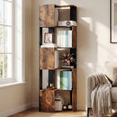 Advwin 5-Tier Corner Bookshelf 160cm