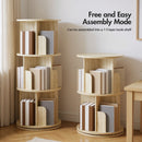 Advwin 3-Tier Rotating Corner Bookshelf 95.5cm