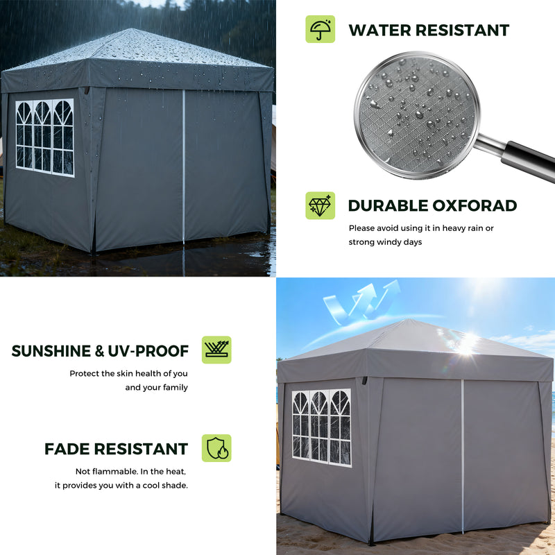 Advwin Folding Pop-up Gazebo Marquee 3*3m