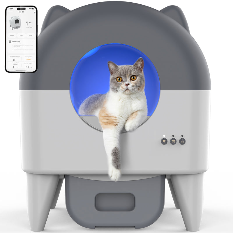 Advwin 90L Automatic Cat Litter Box Self Cleaning