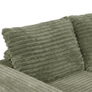 Advwin 162cm Loveseat Floor Sofa Corduroy Boneless Couch