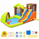 Advwin 10-in-1 Kids Inflatable Jumping Castle w/ Water Slide