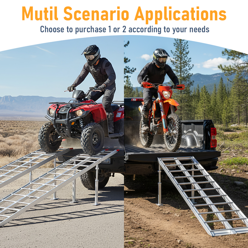 Advwin Aluminum Folding Loading Ramp 680KG