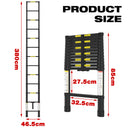 Advwin 3.8m Portable Aluminum Telescoping Ladder