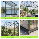 Advwin Walk-in Greenhouse w/ Sliding Door 2.52x1.9x1.84m