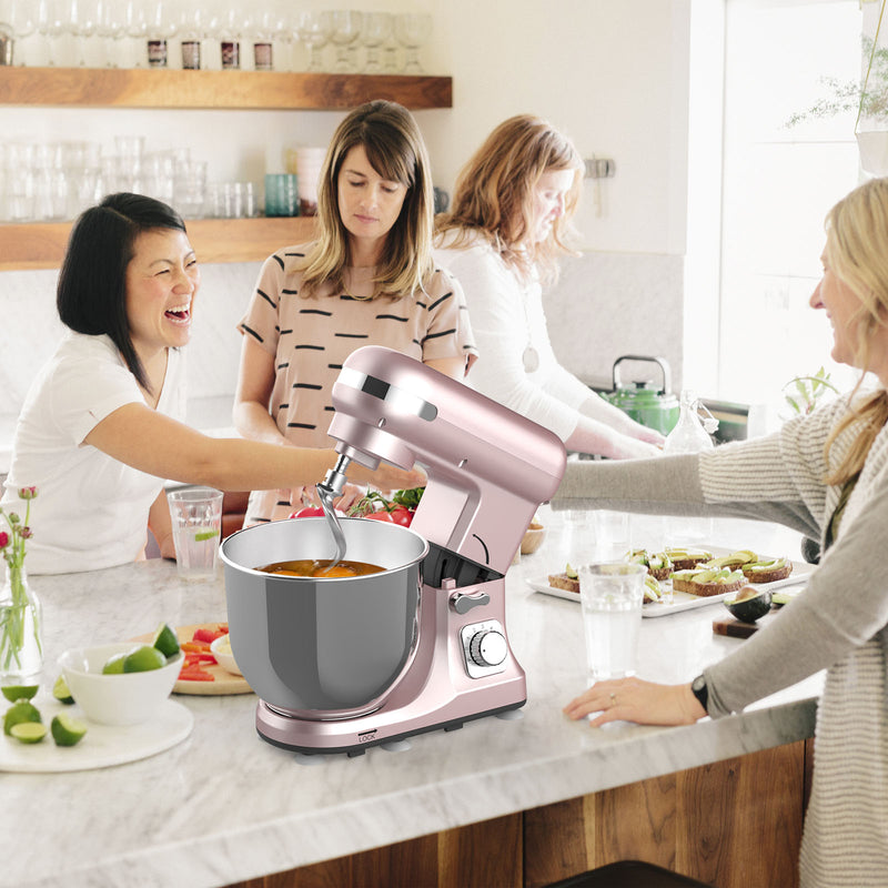 Advwin 6.5L 1400W Stand Mixer Pink