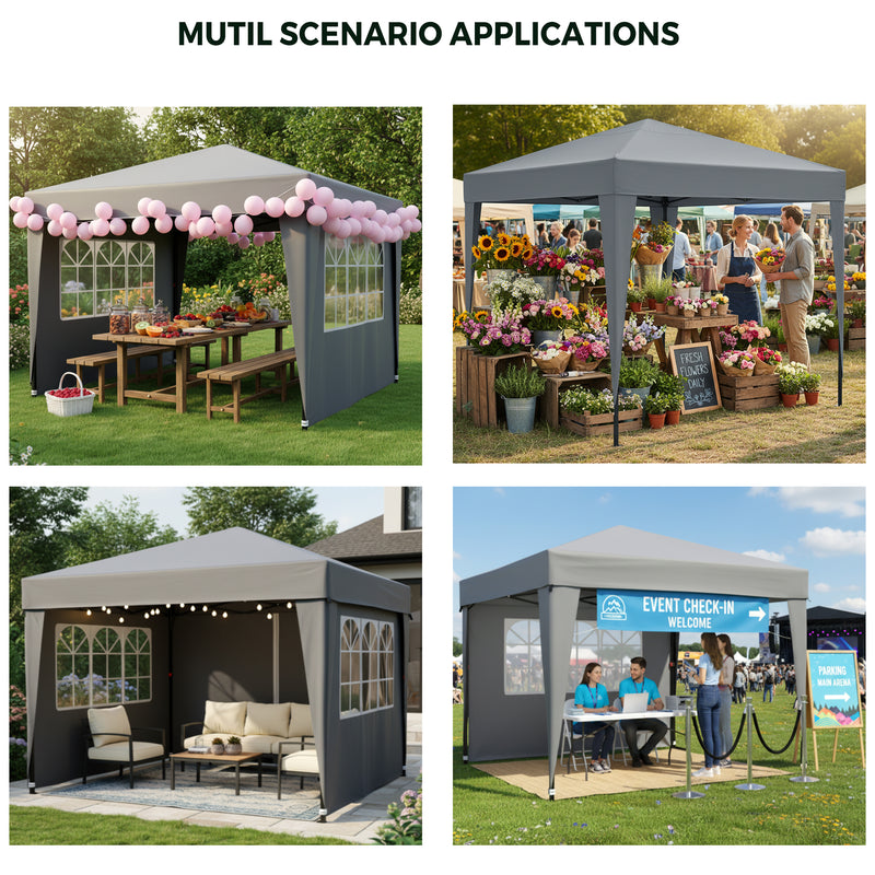 Advwin Folding Pop-up Gazebo Marquee 3*3m