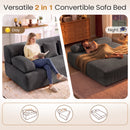 Advwin 2 in 1 Convertible Sofa Bed 3-Seater Futon Couch
