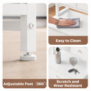 Advwin LED Bedside Table 6 Fabric Drawers Charging Station