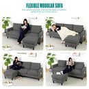 Advwin 3 Seater Sofa Lounge Set Grey