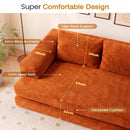 Advwin Folding Sofa Bed Convertible Floor Loveseat Sofa (Pre-Order)