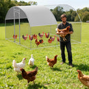 Advwin Outdoor Walk-in Large Metal Chicken Coop