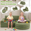 Advwin 16pcs Modular Kids Play Couch Building Fort