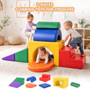 Advwin 7-Piece Kids Foam Blocks Play Set w/ Anti-Slip Base