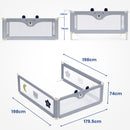 Advwin 3pcs Toddler Bed Rails Kids Side Safety Guard