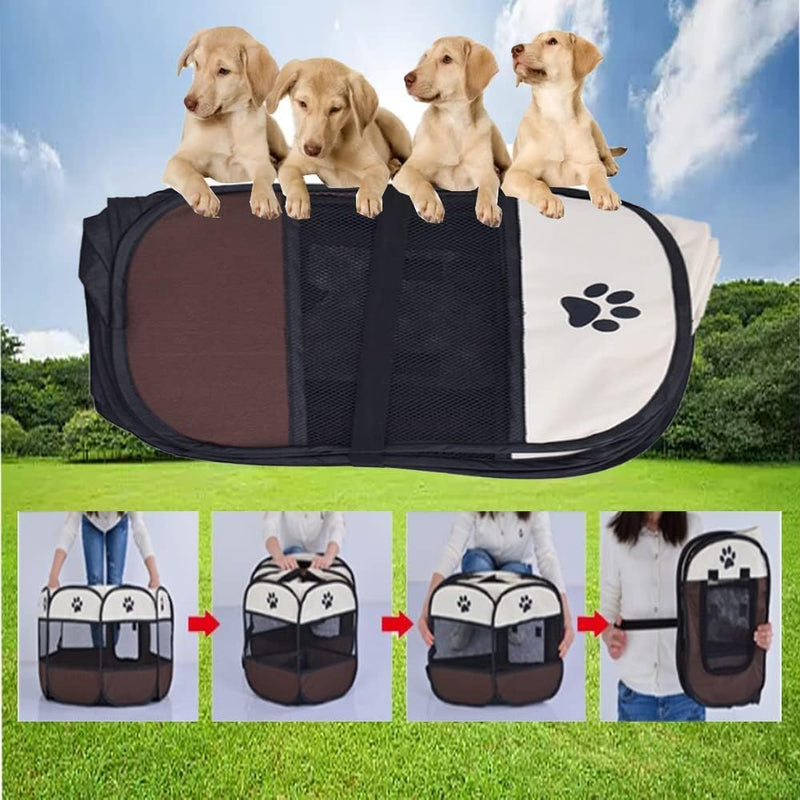 Advwin Portable Pet Playpen Dog Cat Play Tent