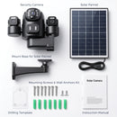 Advwin Solar WiFi PTZ Security Camera with Siren
