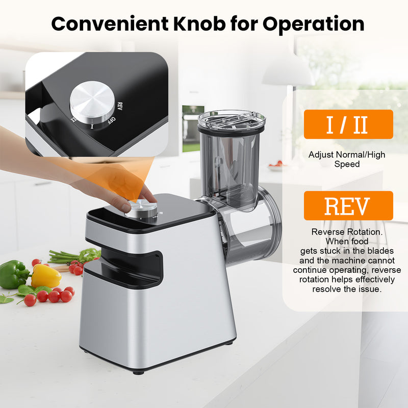 Advwin 8-IN-1 Electric Cheese Grater Multi Meat Grinder