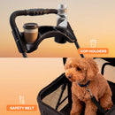 Advwin Foldable Large Pet Stroller w/ 360° Breathable Mesh