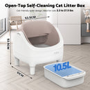 Advwin Open Top Automatic Self Cleaning Cat Litter Box