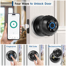 Advwin Fingerprint Door Knob Smart Door Lock with Keypad