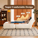 Advwin Bean Bag Floor Sofa w/ High-Density Foam