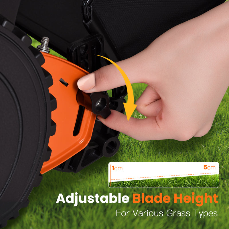 Advwin Hand Push Lawn Mower Manual Reel Mowing Machine