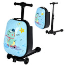 Advwin Foldable 2-in-1 Kids Ride-on Luggage with Wheels