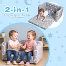 Advwin 2-in-1 Foldable Toddler Couch for Kids