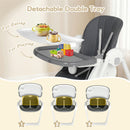 Advwin 3-in-1 Folding Baby High Chair Toddler Feeding Chair