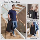 Advwin Laundry Basket with 2-Tier Shelves 54L